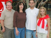 DSC_0021 Gary Thibodeaux, Pam Stelly Thibodeaux,  Sean Aycock, Cita Aycock